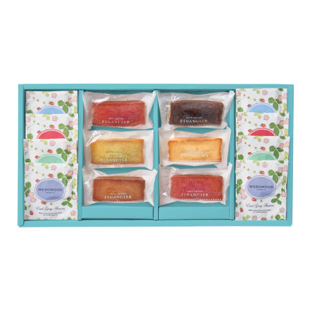 フィナンシェ＆ウェッジウッド ワイルド ストロベリーティーバッグ 14個