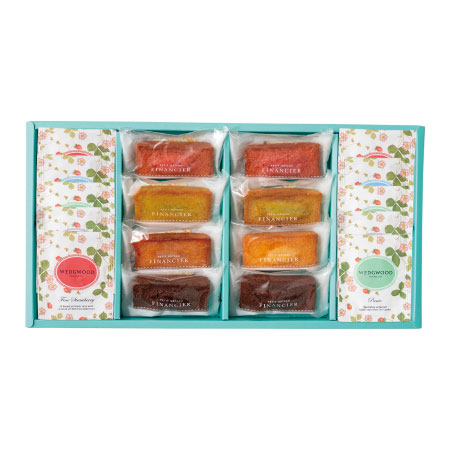 フィナンシェ＆ウェッジウッド ワイルド ストロベリーティーバッグ 18個