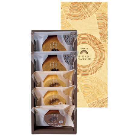 ひかりがさねふんわりバームの詰合せ 5個