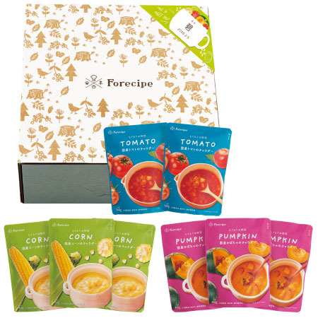 フォレシピ 名入れもぐもぐお野菜スープセットB_