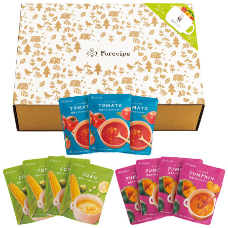 フォレシピ 名入れもぐもぐお野菜スープセットC_