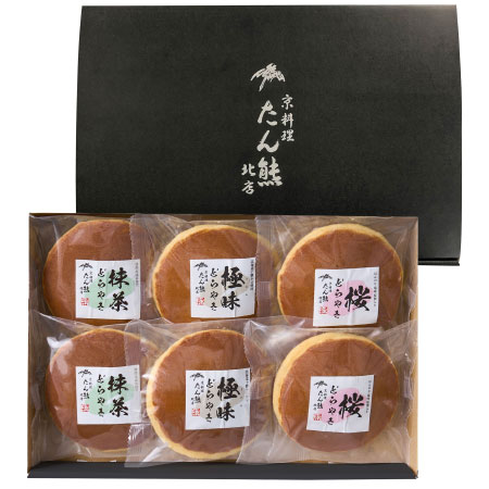 【旬ギフト】たん熊北店監修 どら焼き詰め合わせ6個_