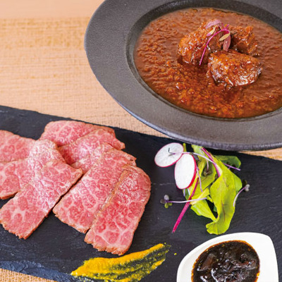 【旬ギフト】颯香亭  黒毛和牛のローストビーフとビーフシチューセットA_補足画像01