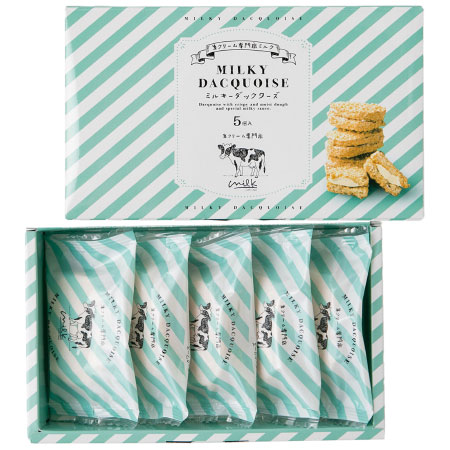 【旬ギフト】生クリーム専門店MILK　ミルキーダックワーズ5個入り_