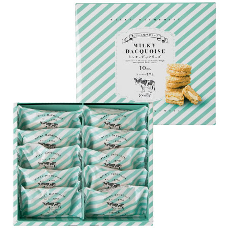 【旬ギフト】生クリーム専門店MILK　ミルキーダックワーズ10個入り_