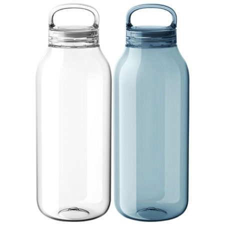 KINTO ウォーターボトル500mlペア クリア・ブルー_