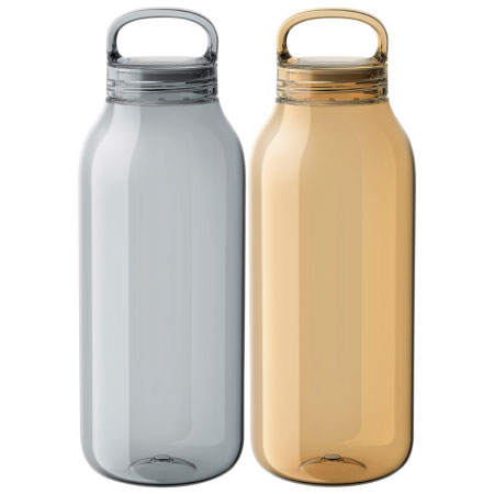 KINTO ウォーターボトル500mlペア スモーク・アンバー