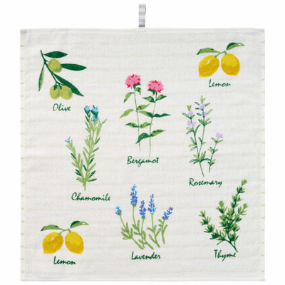 料理家 栗原はるみ監修名入れ 調味料＆ハーブステッチふきんセット_補足画像05