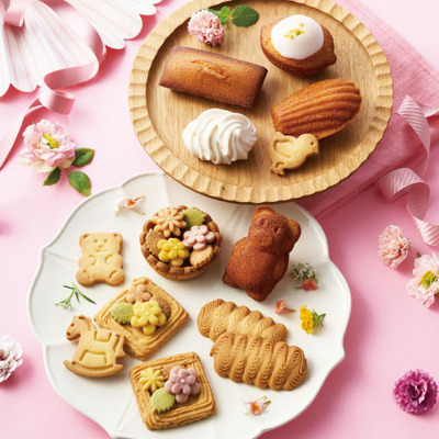 ベベナチュール 名入れお花のお菓子と焼菓子セットA_補足画像01