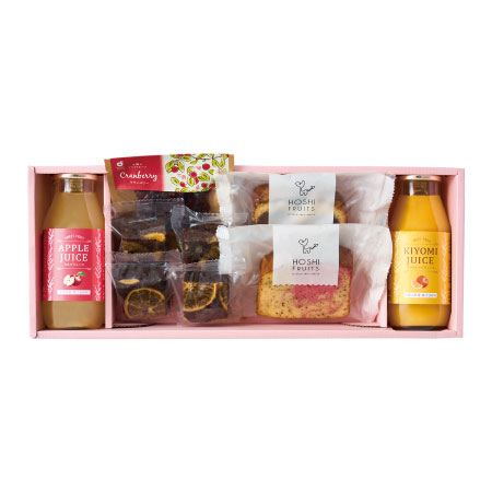 ホシフルーツ 国産果汁ジュース＆果実スイーツセットA