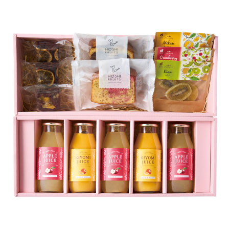 ホシフルーツ 国産果汁ジュース＆果実スイーツセットC_