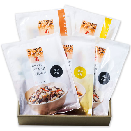 にんべん ご飯の素詰合せ5個セット
