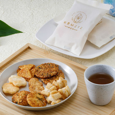 【旬ギフト】京寿楽庵 名入れ KOMETE 煎餅詰合せA_補足画像01