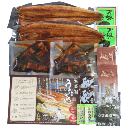 【旬ギフト】浜名湖謹製うなぎ蒲焼＆うなぎ茶漬け4人前