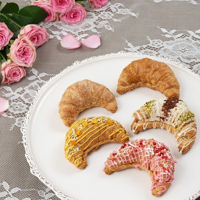 【旬ギフト】CAFE OHZAN 名入れクロワッサンラスク5個入 アミュゼ（アイシング）_補足画像01