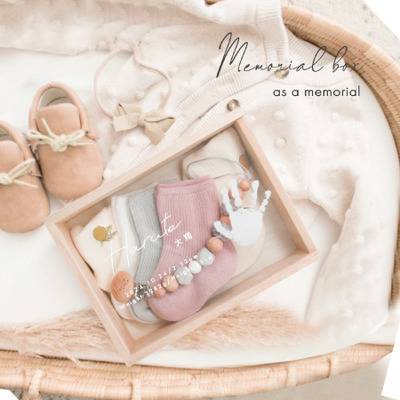 手形足形 名入れメモリアルボックス　【お仕立券】_補足画像01